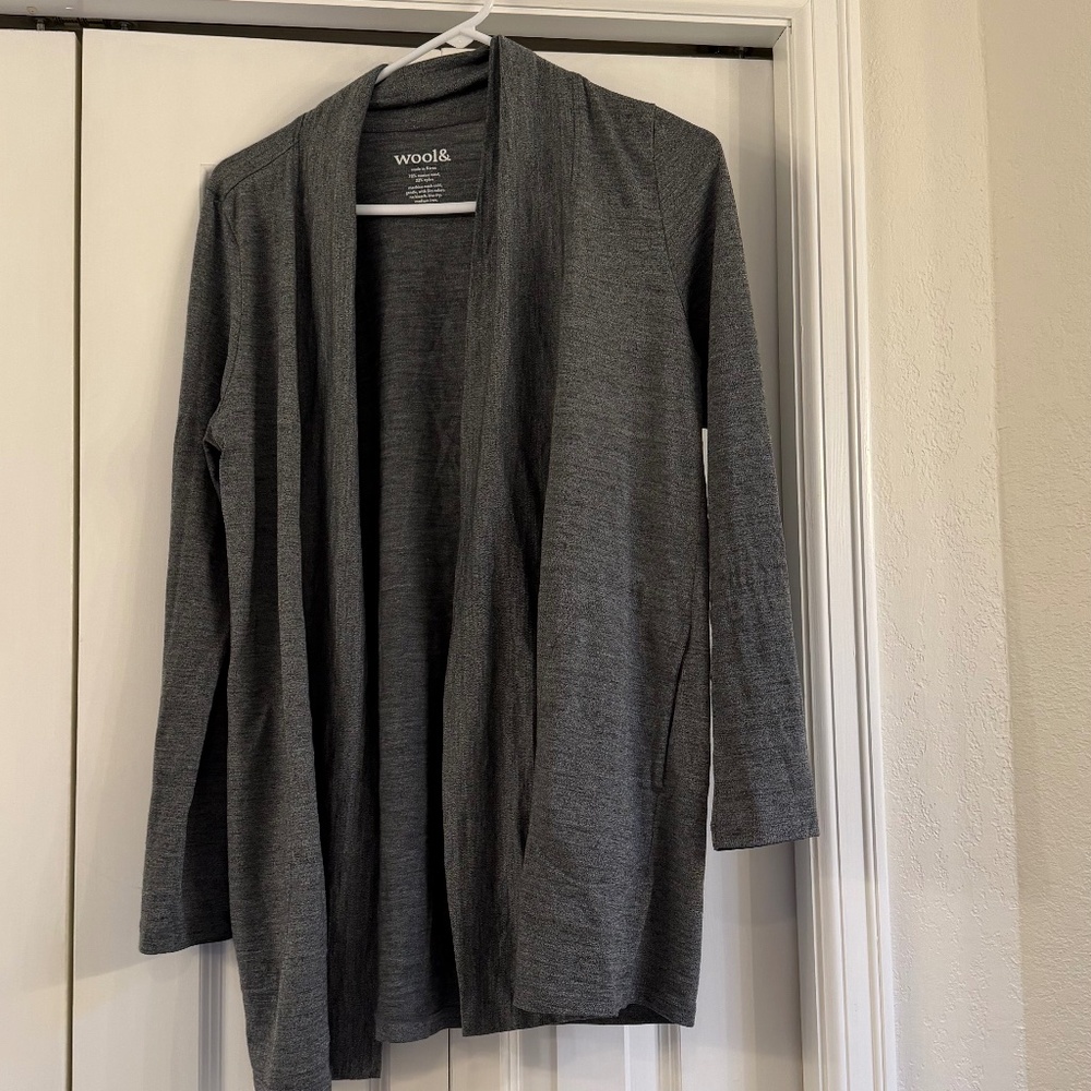Wool& Gray Sweater Size Medium